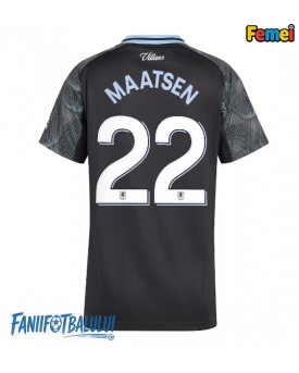 Aston Villa Ian Maatsen #22 Tricou Fotbal Replică 2025-26 Femei Deplasare